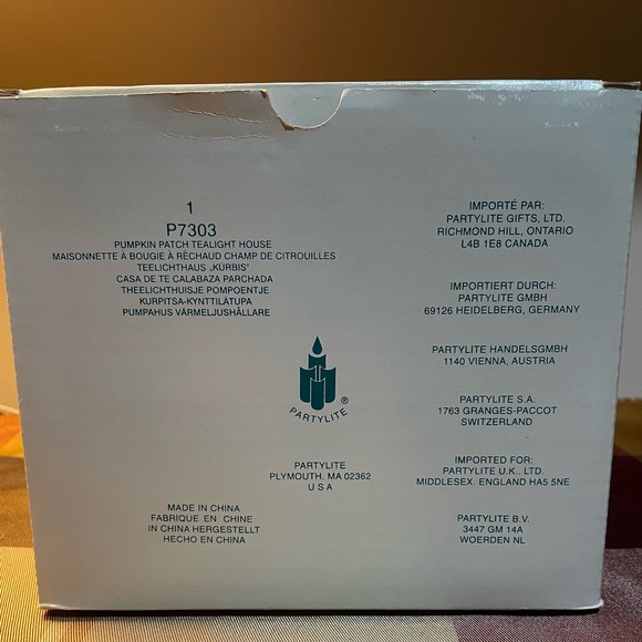 PartyLite Pumpkin House Tealight Candle Holder Halloween Autumn, B94 - Picture 10 of 10